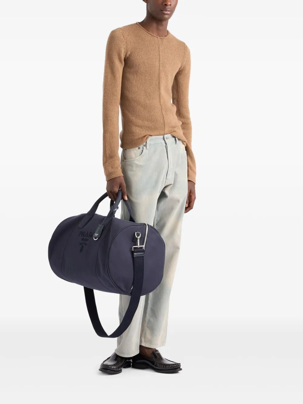 Prada Men Cashmere Crew-Neck Sweater