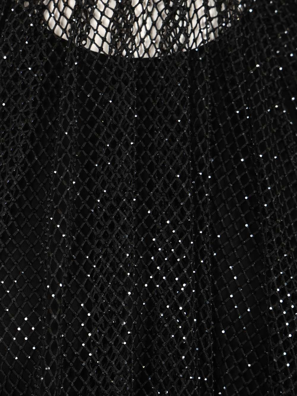 Sportmax Women Mesh Top With Crystals