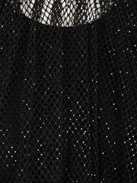 Sportmax Women Mesh Top With Crystals