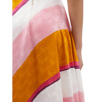 Fendi Fendi Ff Color-Block Draped Trousers Women