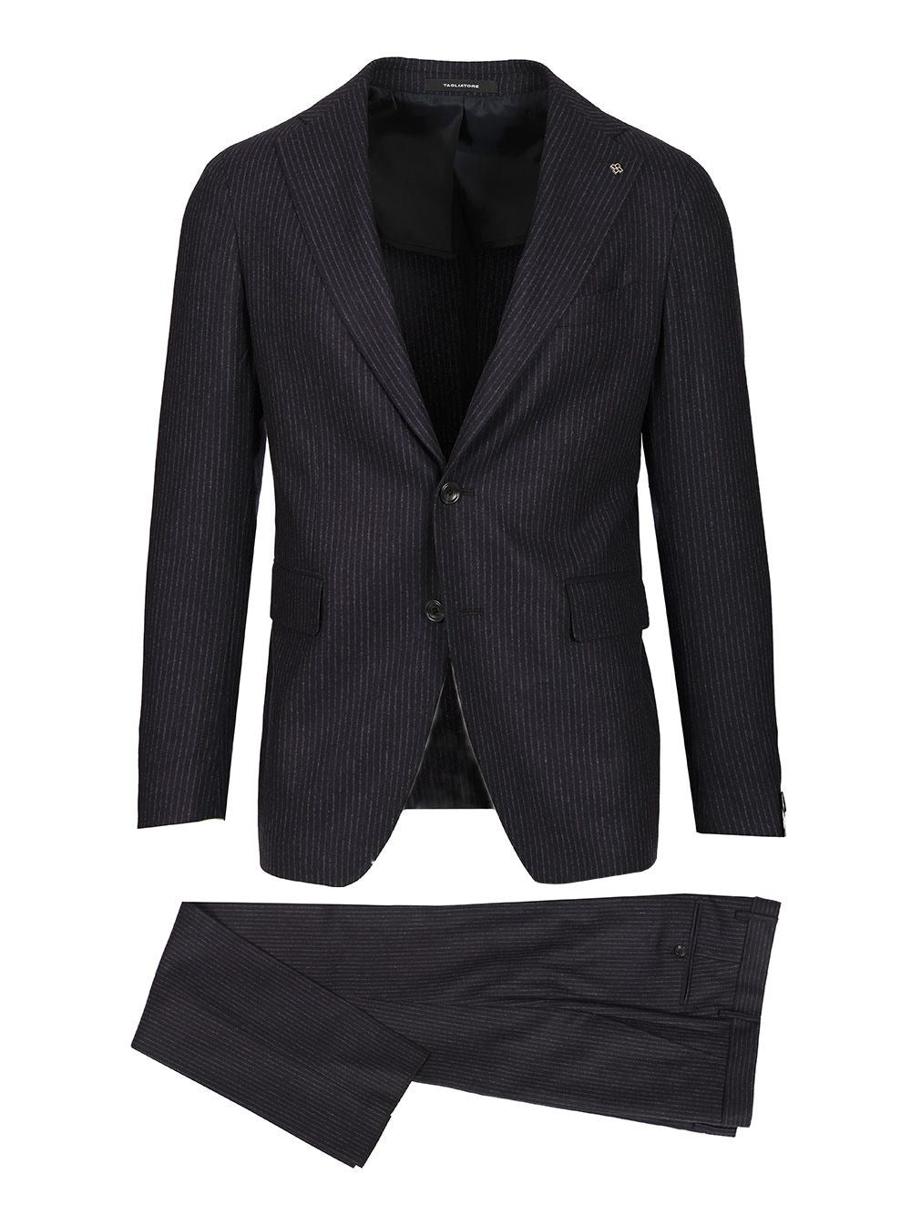 Tagliatore Men Vesuvio Pinstriped Single-Breasted Suit