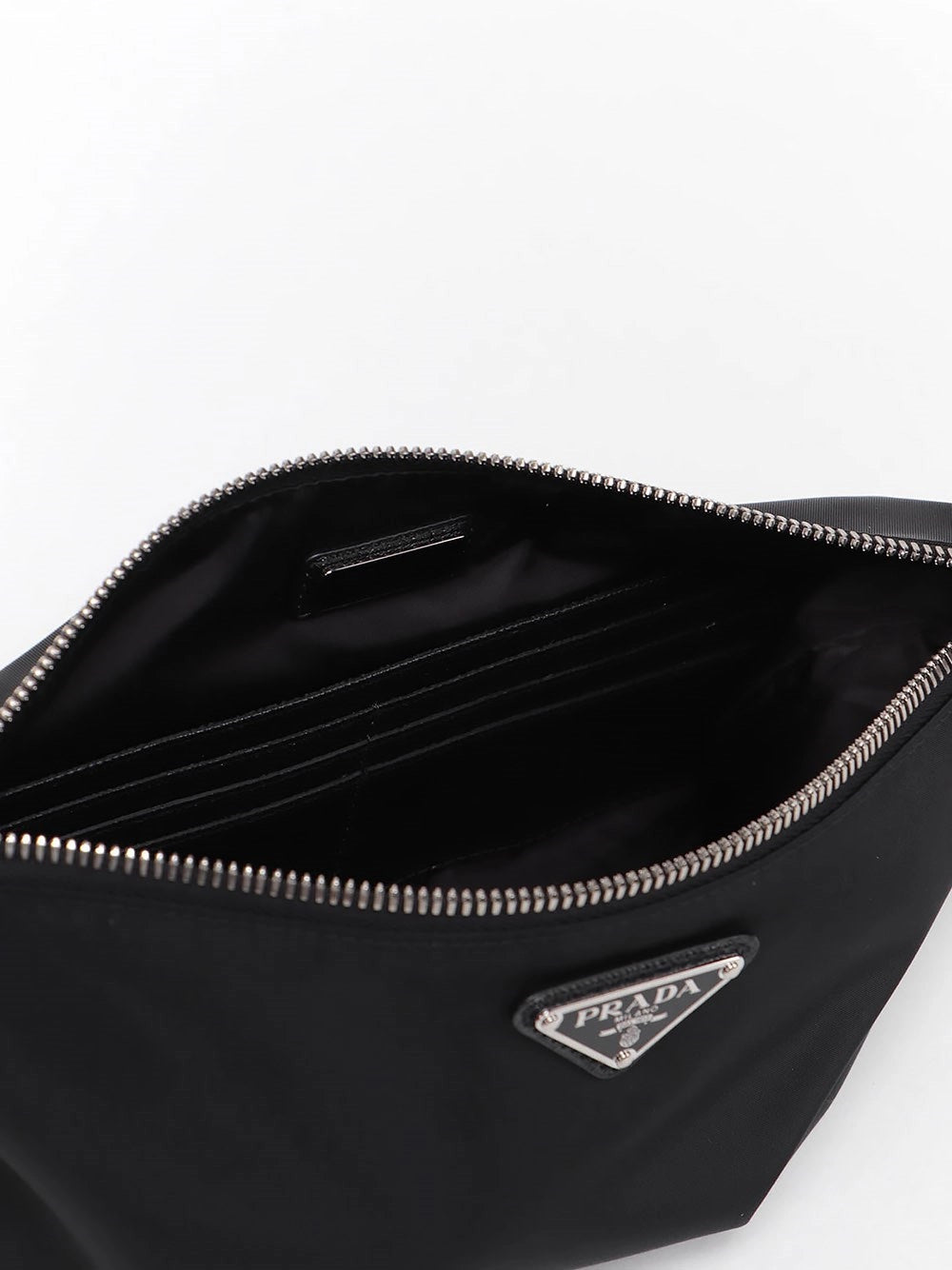 Prada Prada Men Re-Nylon And Saffiano Pouch