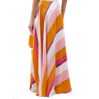Fendi Fendi Ff Color-Block Draped Trousers Women