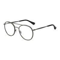 Jimmy Choo Eyeglasses Round Full Rim, Silver Tone Frame and Clear Demo Lenses Lens JC2300YB700