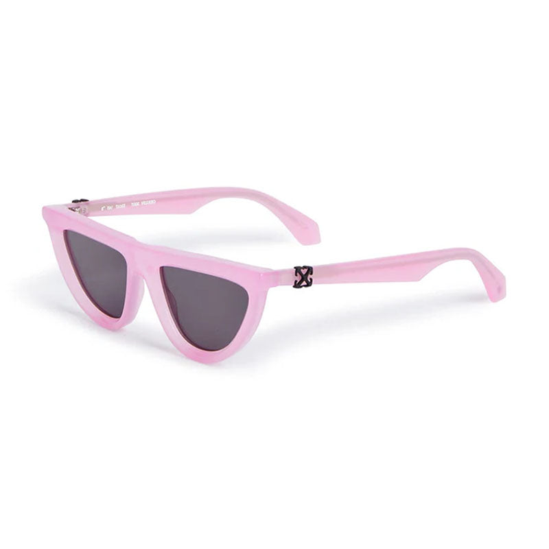 Off-White Sunglasses Geometric Full Rim, Havana Frame and Pink Lens OERI13VJASPER6030