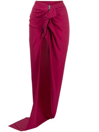 Rick Owens Women Red Silk Jersey
