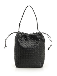 Bottega Veneta Women "Biblioteca" Intrecciato Bucket Bag