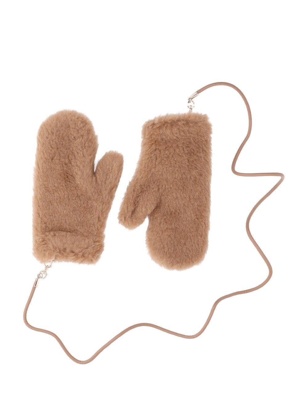Max Mara Max Mara Women Teddy Fabric Mittens