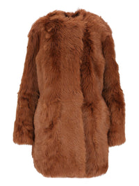 Toteme Women Short Silky Shearling Coat