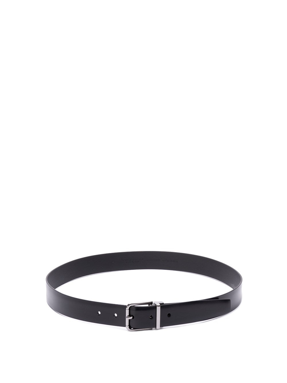 Dolce & Gabbana Men Brushed Calfskin Belt