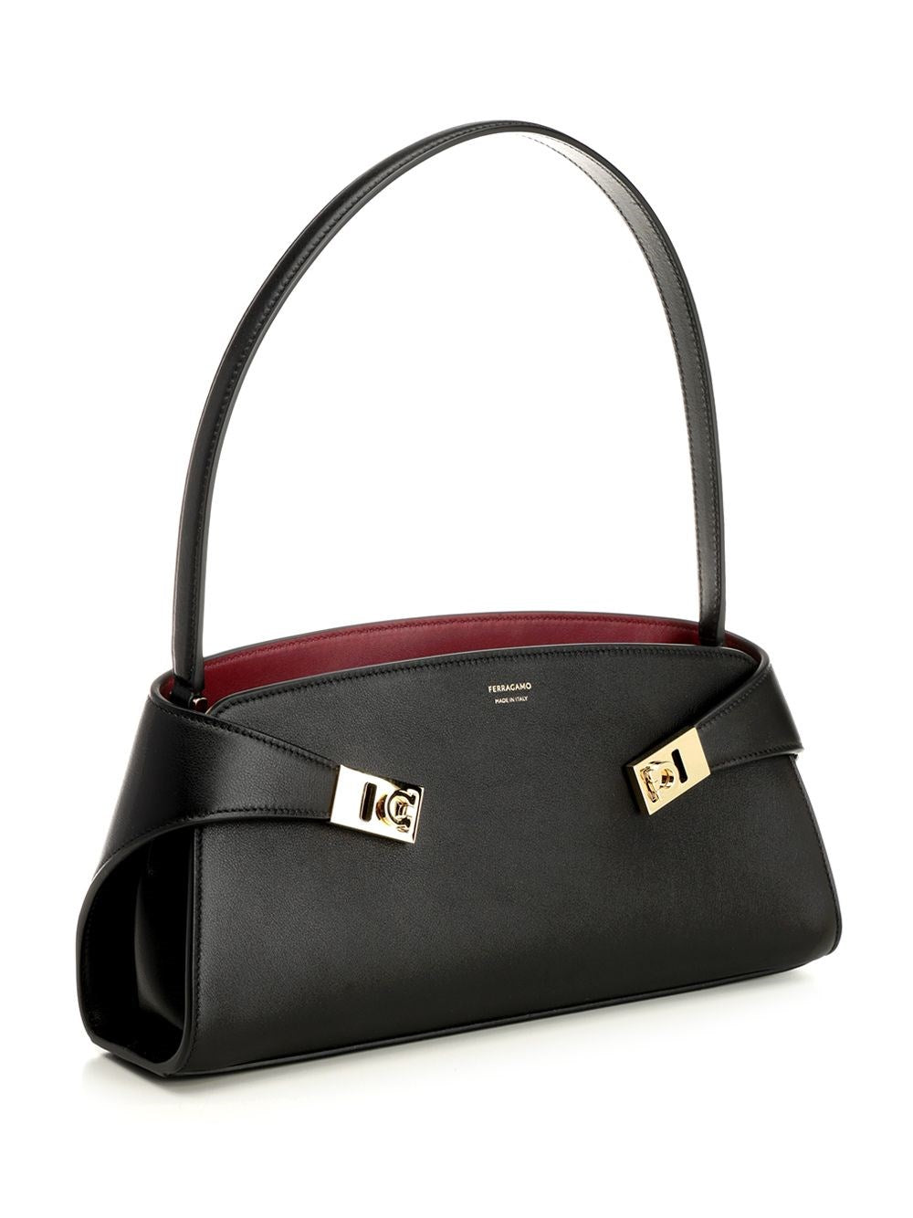 Ferragamo Women Hug Leather Shoulder Bag