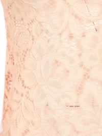 Self-Portrait Women Beige Bodysuit In Flesh-Colored Lace