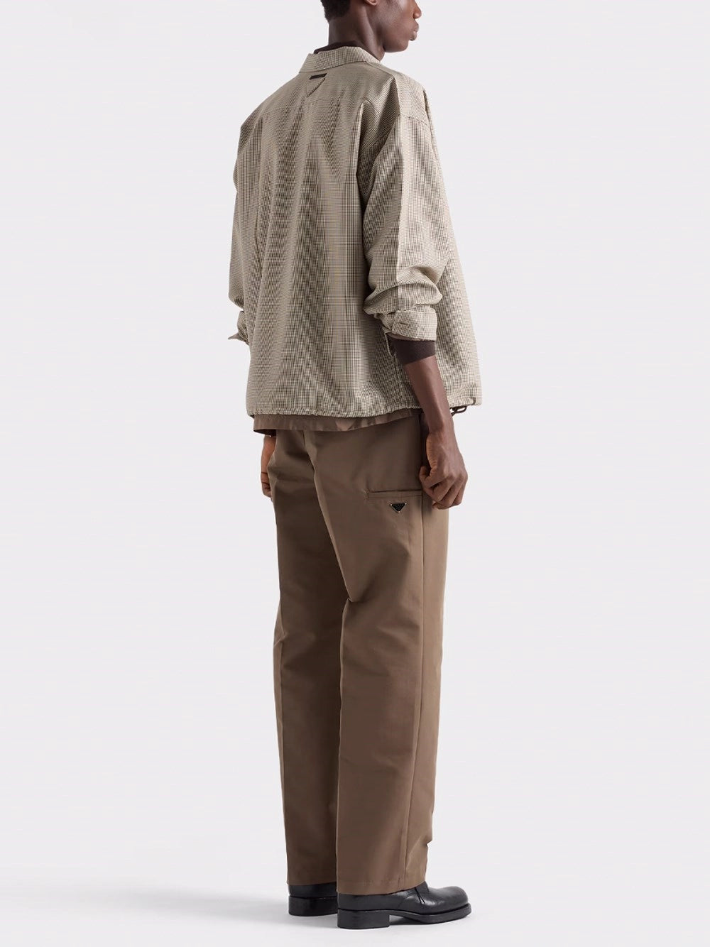 Prada Men Cord Wool Shirt