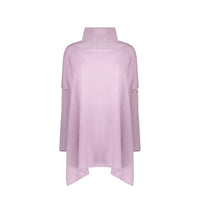 Herno High-Collar Asymmetric Poncho Women