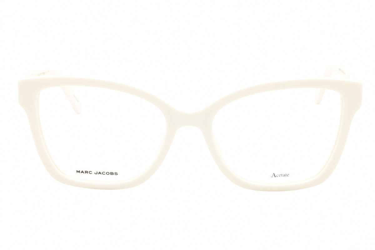 Marc Jacobs Eyeglasses Cat Eye Full Rim, Ivory Frame and Clear Demo Lenses Lens MARC7350SZJ00