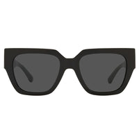 Versace Versace Sunglasses Square Full Rim, Black Frame and Dark Grey Lens VE4409GB1/87