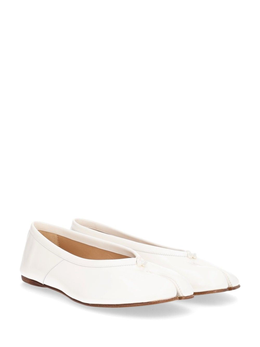Maison Margiela Women Leather "Tabi" Ballet Flats