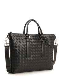 Bottega Veneta Men Soft Leather Business Bag