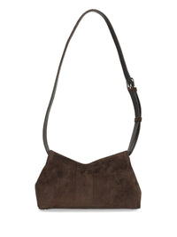 Toteme Toteme Women Suede "T-Lock" Clutch Bag