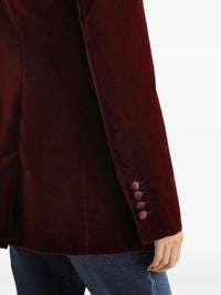 Dolce & Gabbana Women Turlington Single-Breasted Jacket In Velvet