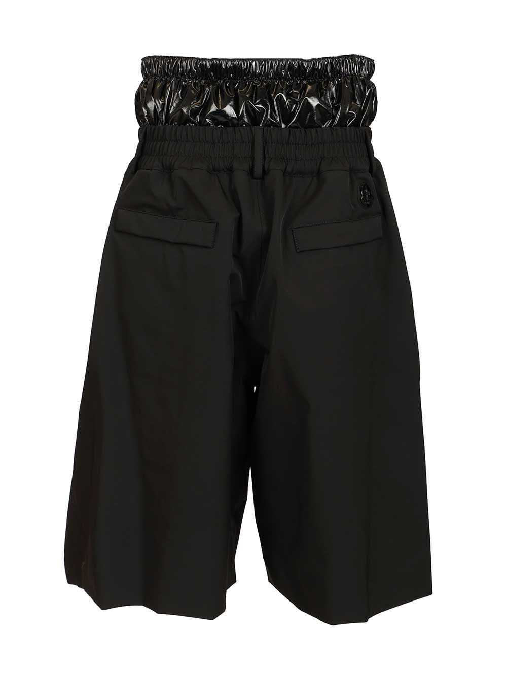 Moncler Genius Men Shorts With Moncler X A$Ap Rocky Logo Print