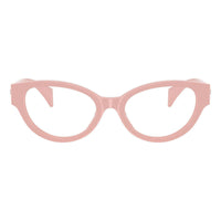 Versace Eyeglasses Cat Eye Full Rim, Pink Frame and Clear Demo Lenses Lens VE3361U5488