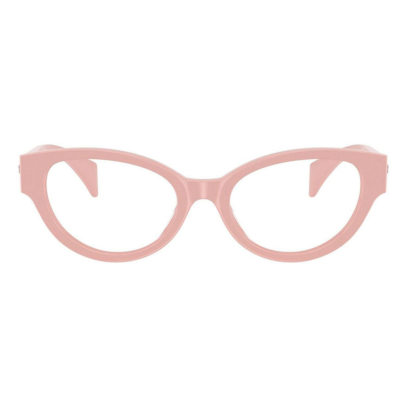 Versace Eyeglasses Cat Eye Full Rim, Pink Frame and Clear Demo Lenses Lens VE3361U5488