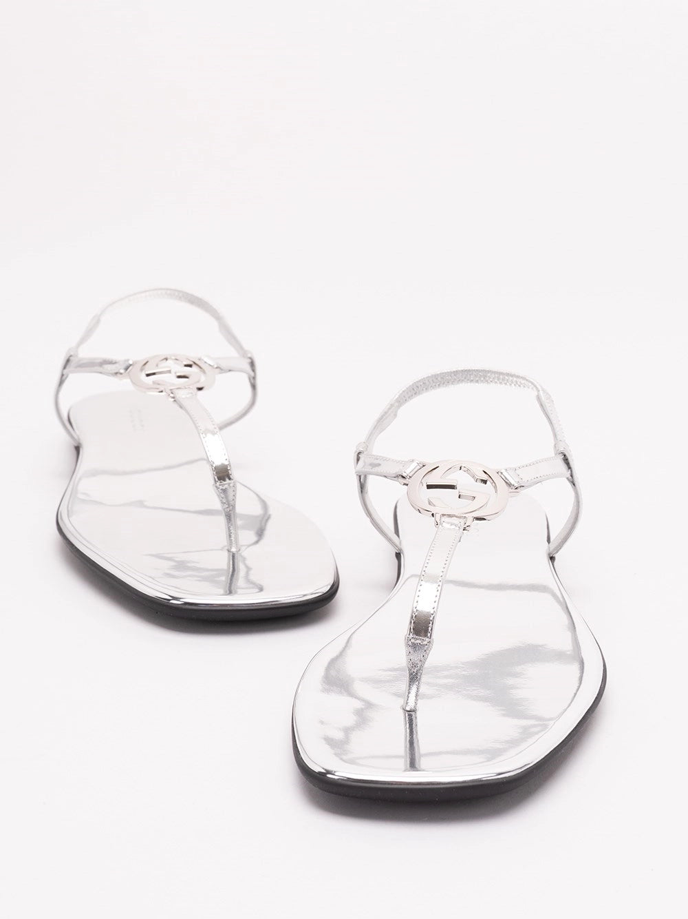 Gucci Women Thong Sandal With Interlocking G