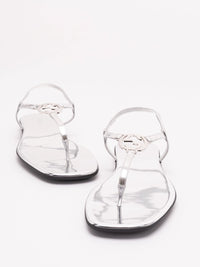 Gucci Women Thong Sandal With Interlocking G