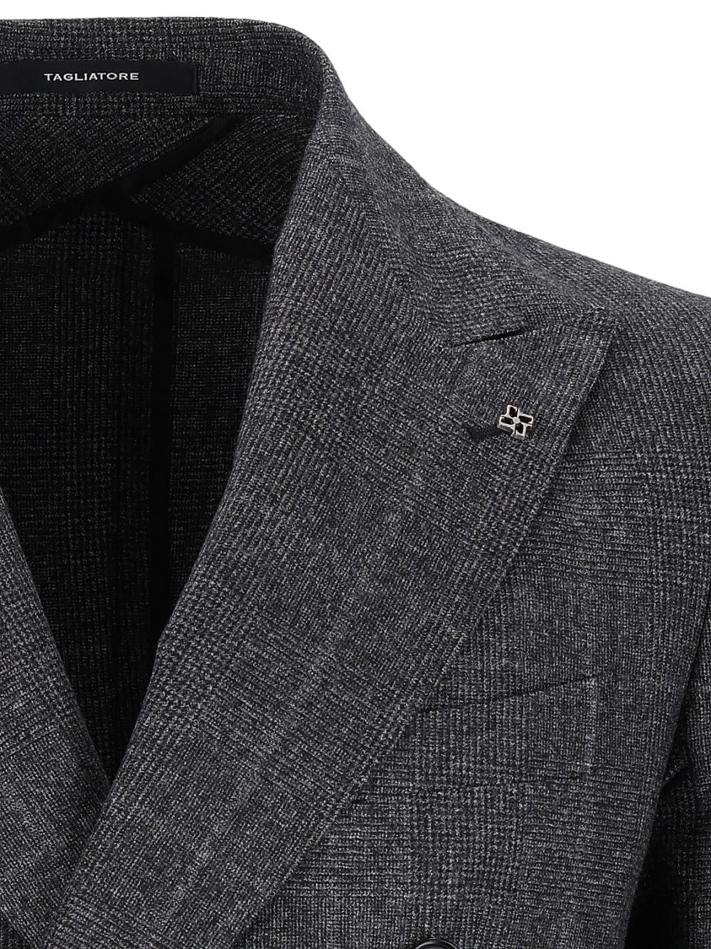Tagliatore Tagliatore Men Montecarlo Checked Virgin Wool Suit