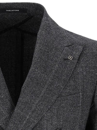 Tagliatore Tagliatore Men Montecarlo Checked Virgin Wool Suit