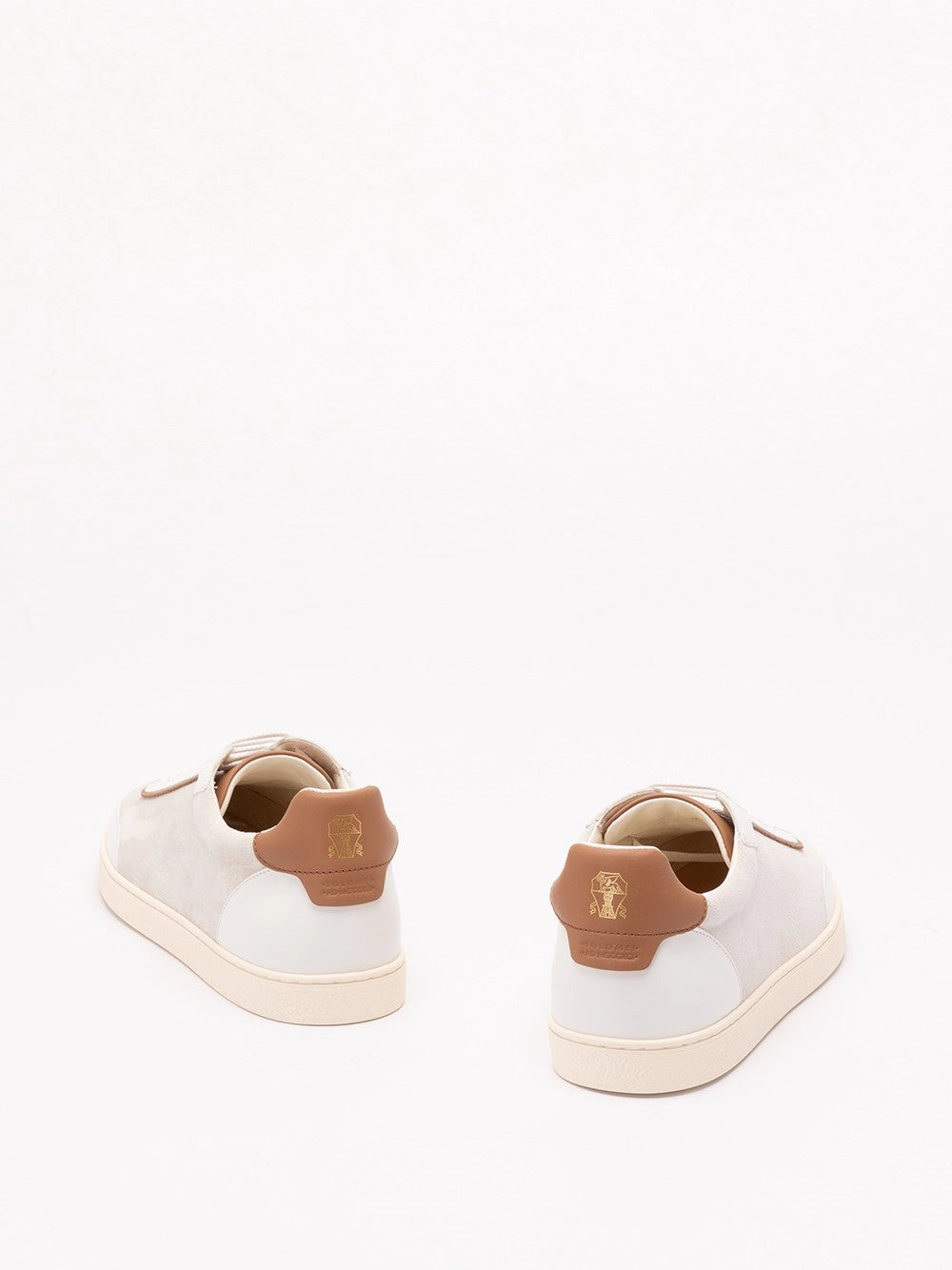 Brunello Cucinelli Men Calfskin And Leather Sneakers