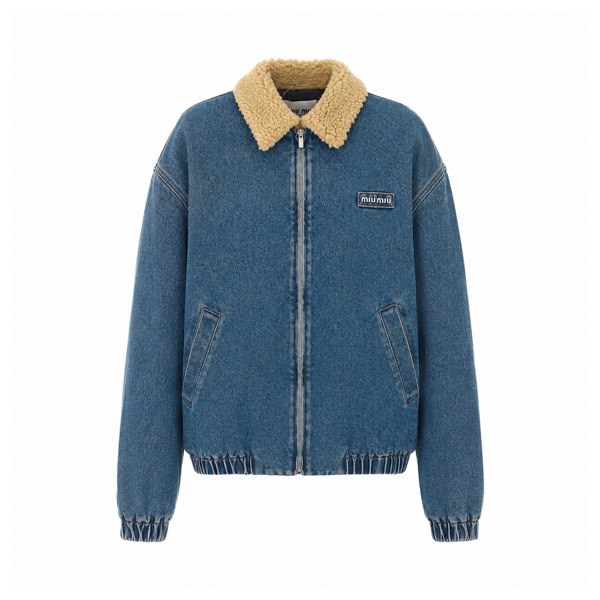 Miu Miu Women Denim Logo Blosuon