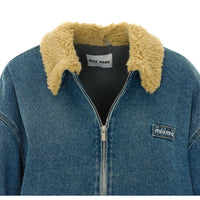 Miu Miu Women Denim Logo Blosuon