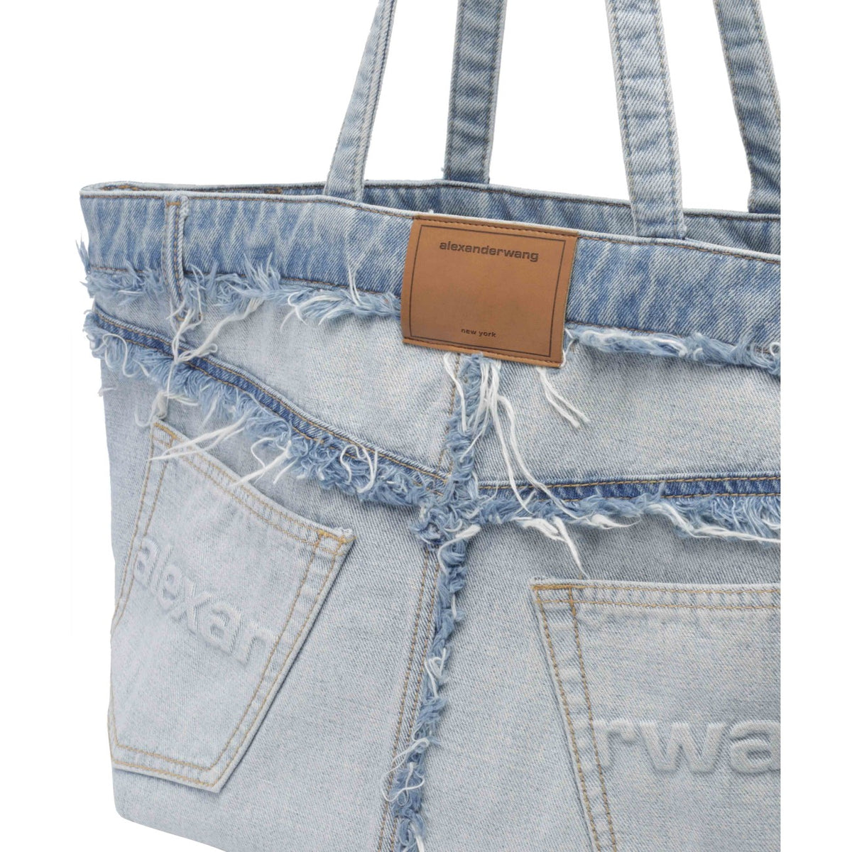 Alexander Wang Women Denim Punch Tote Bag