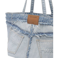 Alexander Wang Women Denim Punch Tote Bag