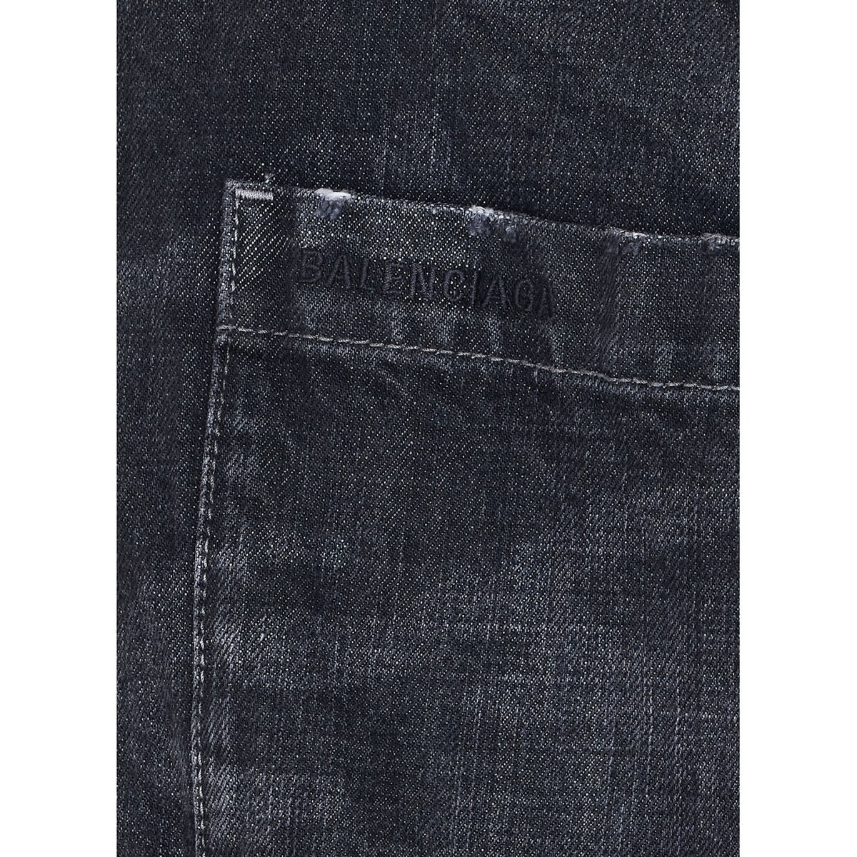 Balenciaga Balenciaga Men Denim Shirt Parka