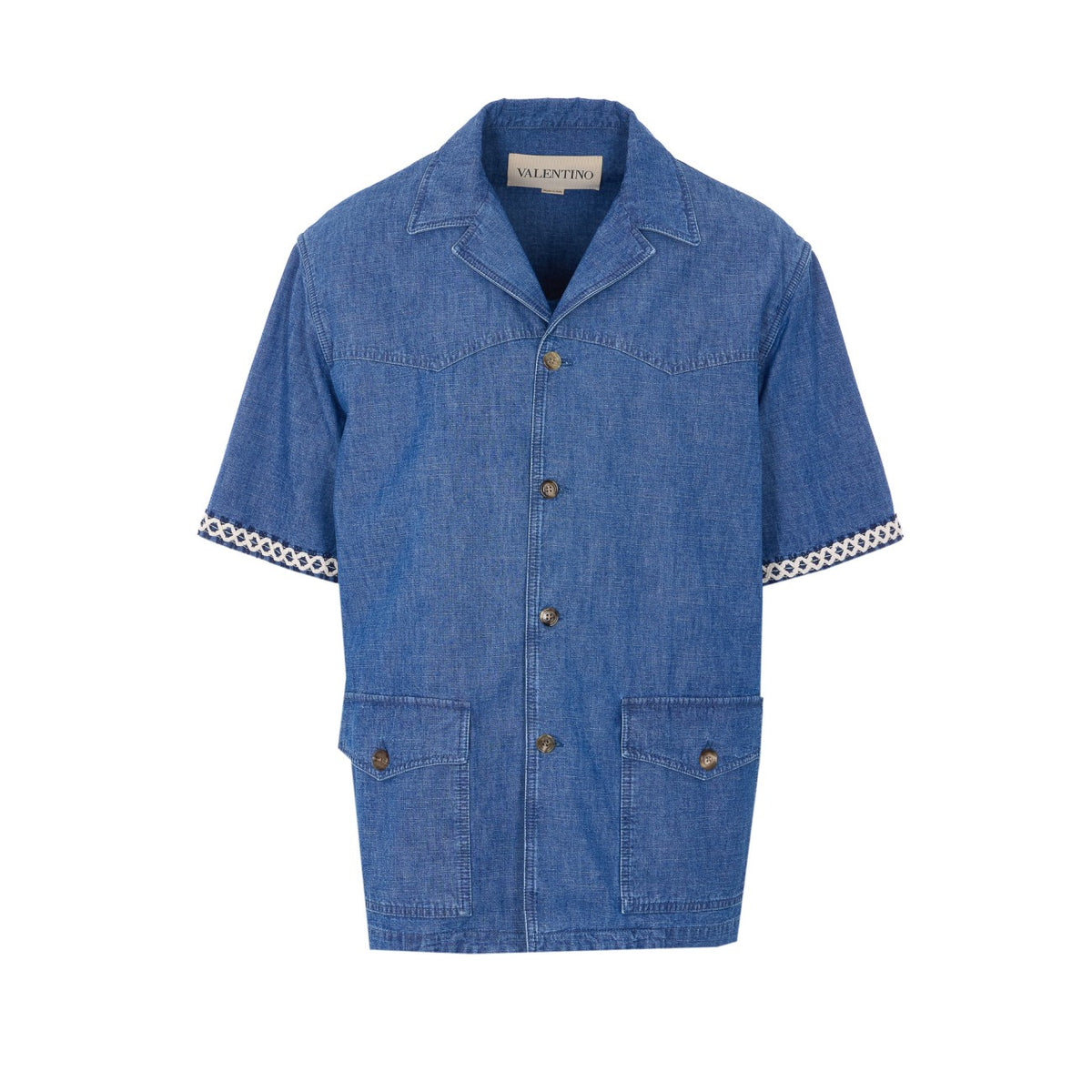Valentino Garavani Valentino Garavani Men Denim Shirt