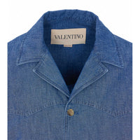 Valentino Garavani Valentino Garavani Men Denim Shirt