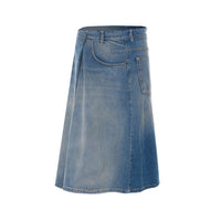Maison Margiela Maison Margiela Women Denim Wallet Midi Skirt