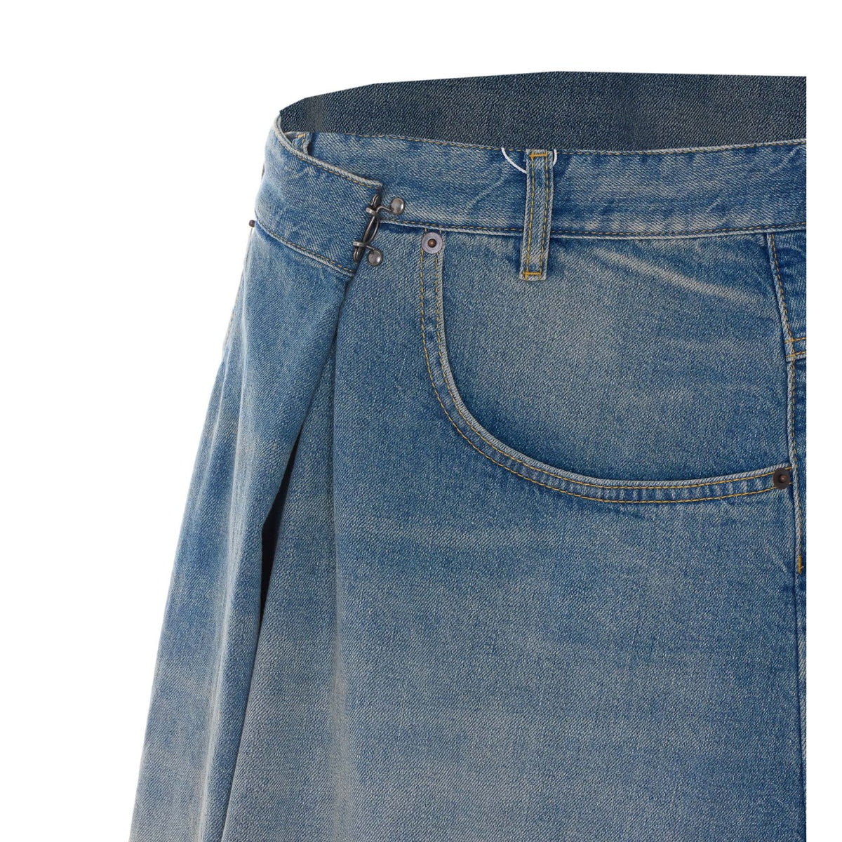 Maison Margiela Maison Margiela Women Denim Wallet Midi Skirt