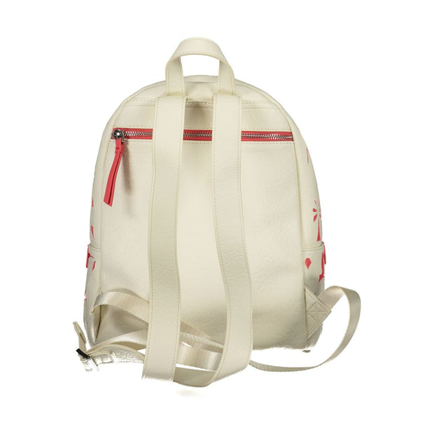 Desigual White Polyethylene Women's Backpack