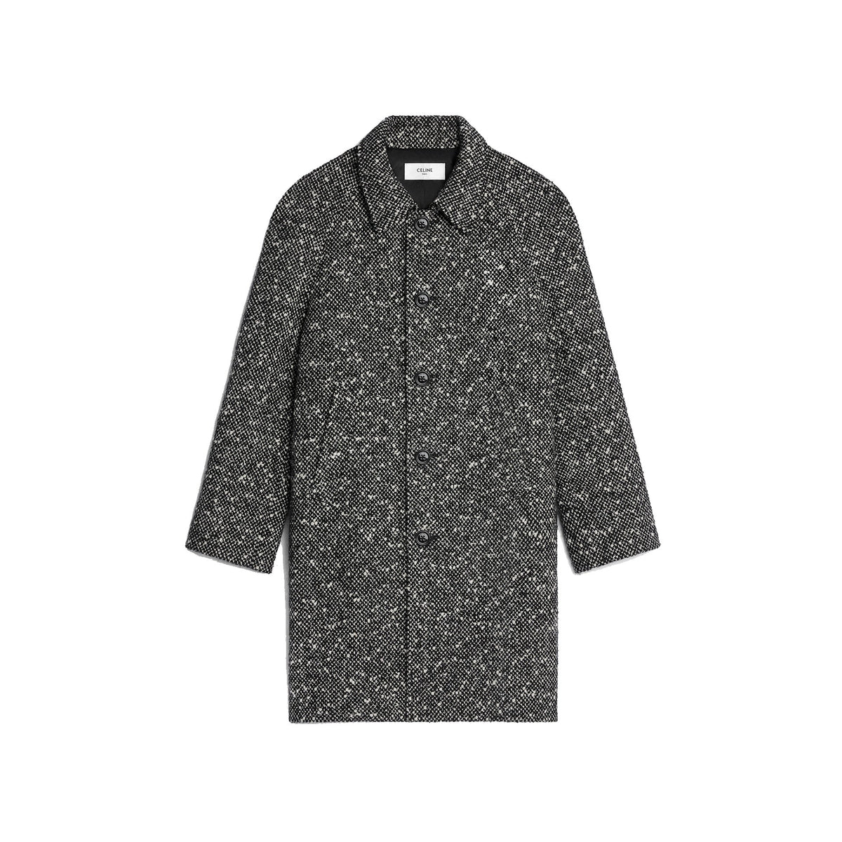 Celine Celine Camden Wool Tweed Coat Men