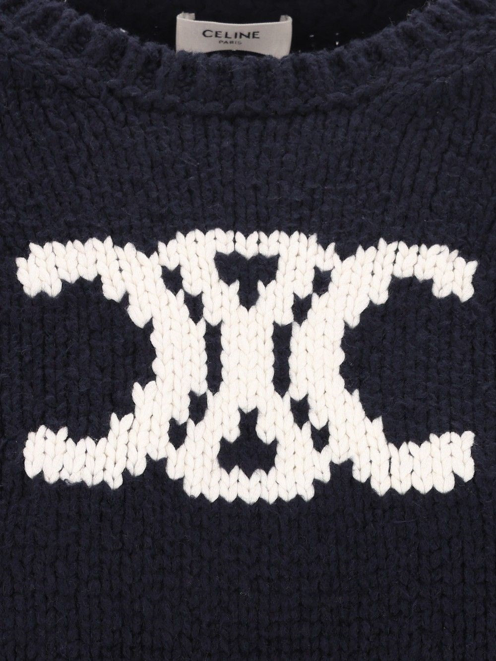 Celine Women Triomphe Jacquard Knit