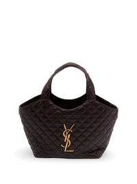 Saint Laurent Women Icare Medium In Quilted Nappa