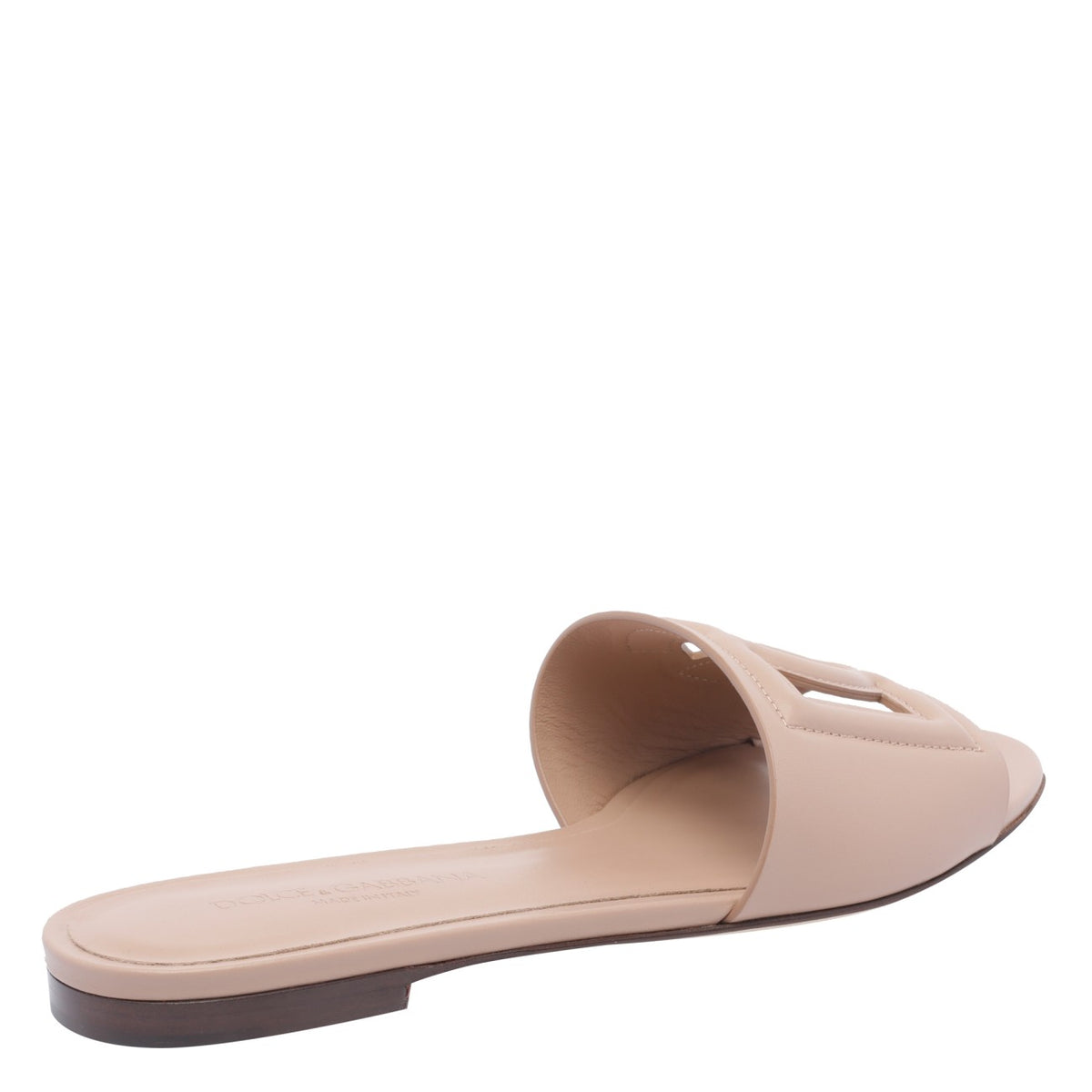 Dolce&Gabbana Dolce&Gabbana Women Dg Logo Leather Slides