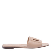 Dolce&Gabbana Dolce&Gabbana Women Dg Logo Leather Slides
