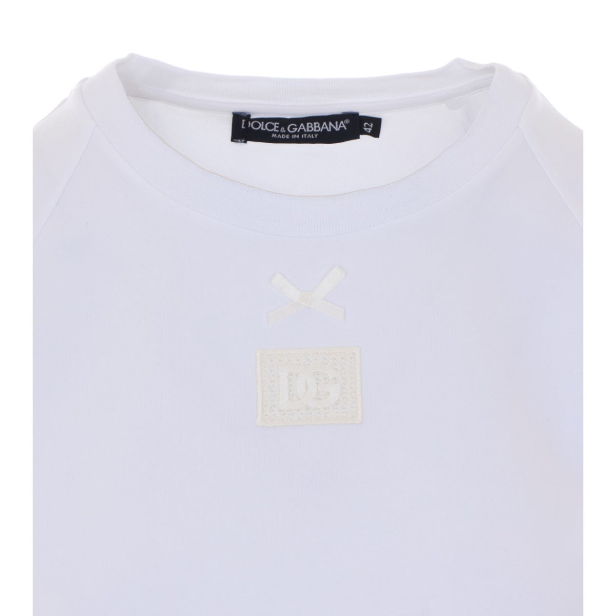 Dolce&Gabbana Women Dg Patch Logo T-Shirt