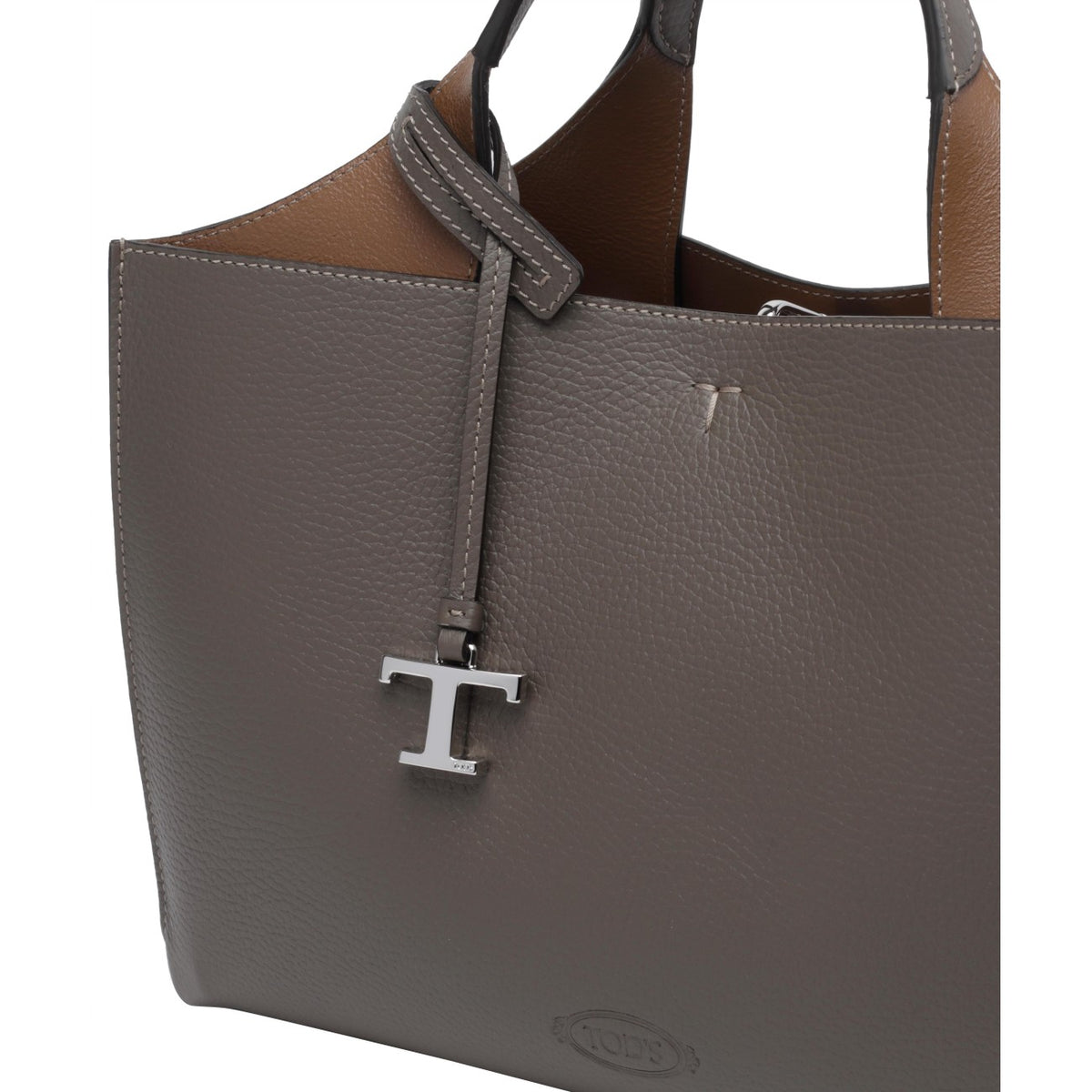 Tod's Women Di Reverse Leather Tote Bag