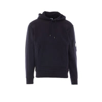 C.P. Company Men Diagonal Raised Fleece Lens Logo Hoodie